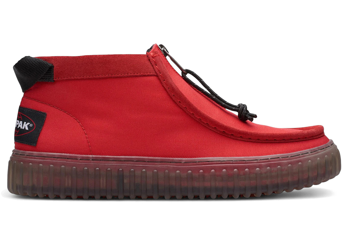 Clarks Originals Torhill Zip Eastpak Red Leather