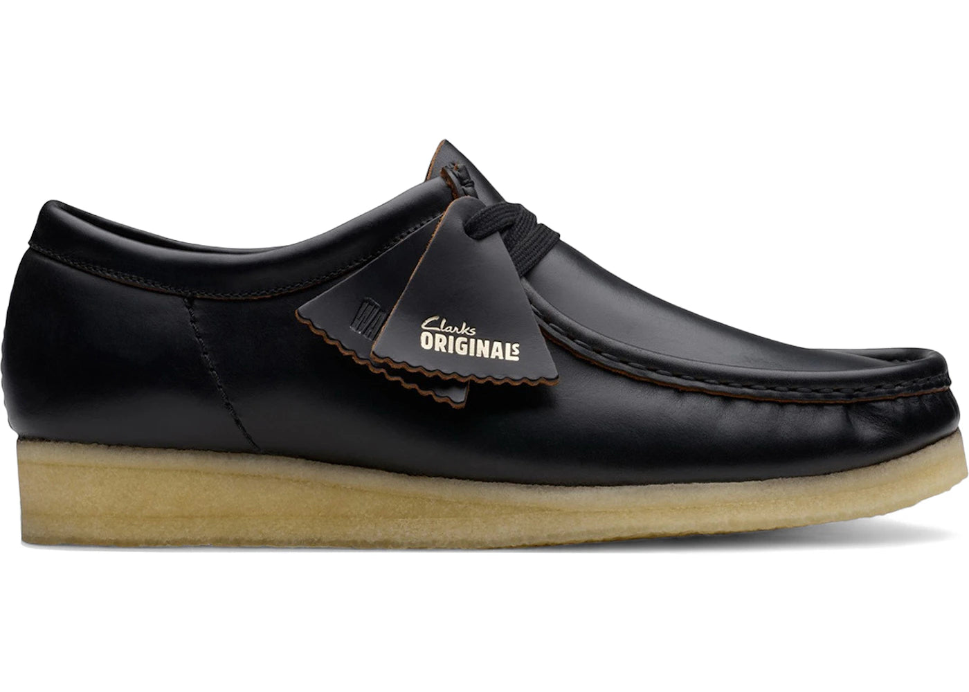 Clarks Originals Wallabee Black Smooth Leather