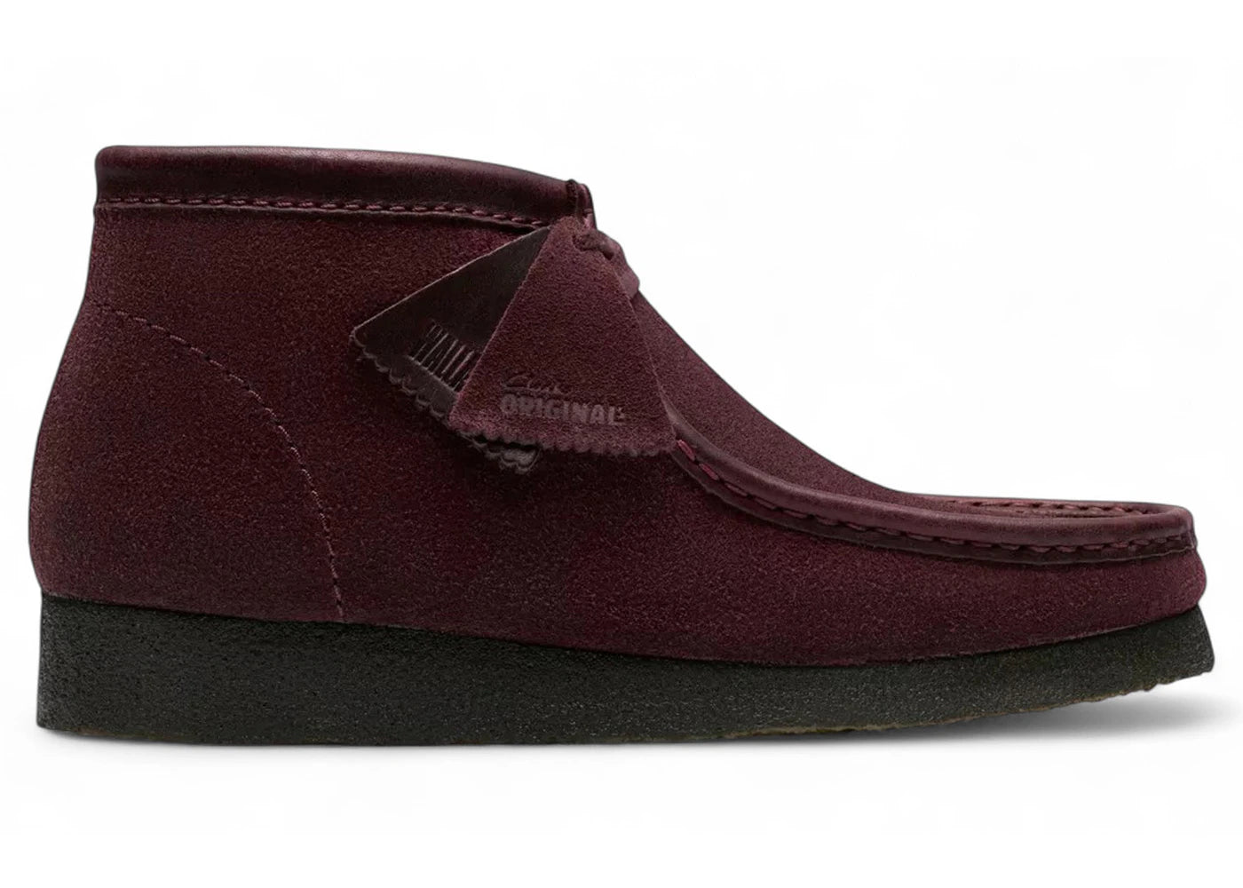 Clarks Originals Wallabee Boot Purple Grape Suede