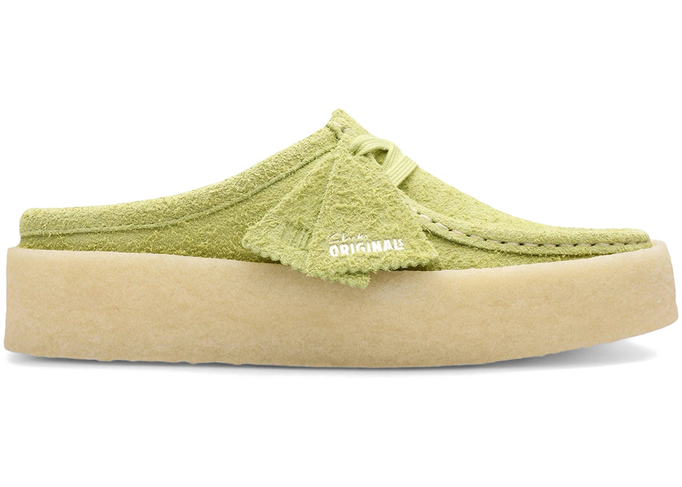 Clarks Originals Wallabee Cup Lo Lime Hairy Suede (Women's)