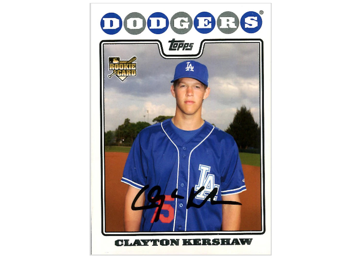 Clayton Kershaw 2008 Topps Update Rookie #UH240 (Ungraded)