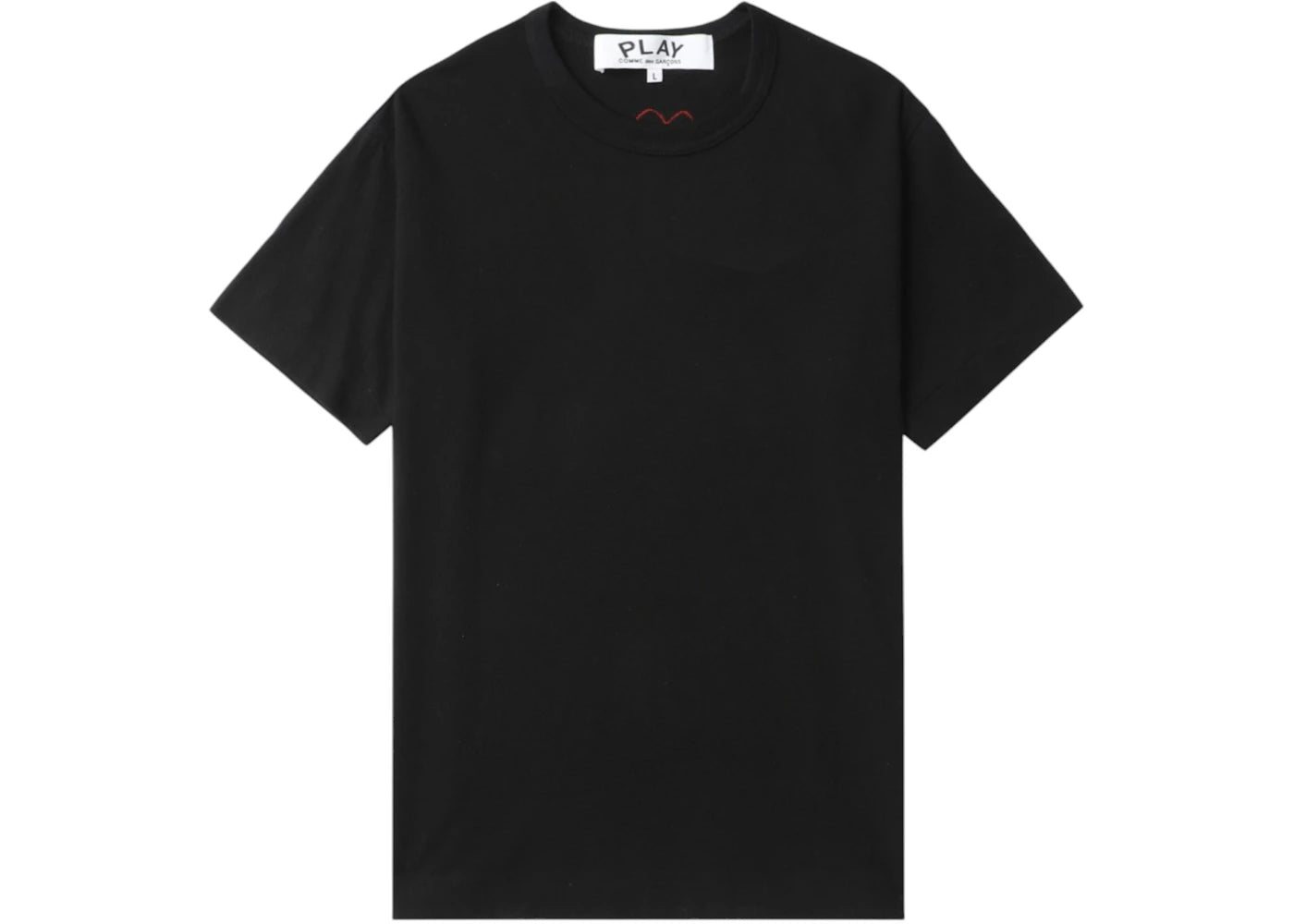 Comme des Garcons PLAY Heart Emblem Tee Black/Red