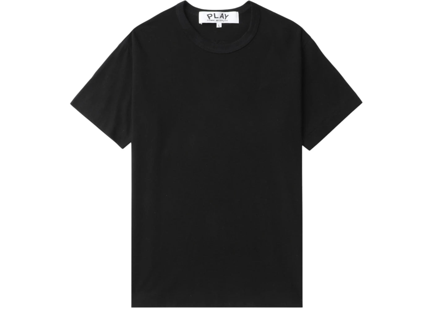 Comme des Garcons PLAY Heart Emblem Tee Black