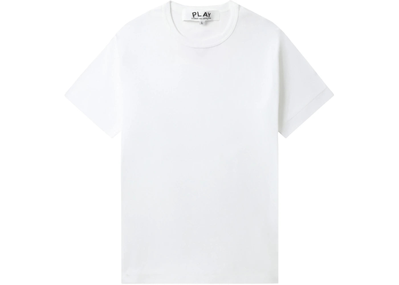 Comme des Garcons PLAY Heart Emblem Tee White/Red
