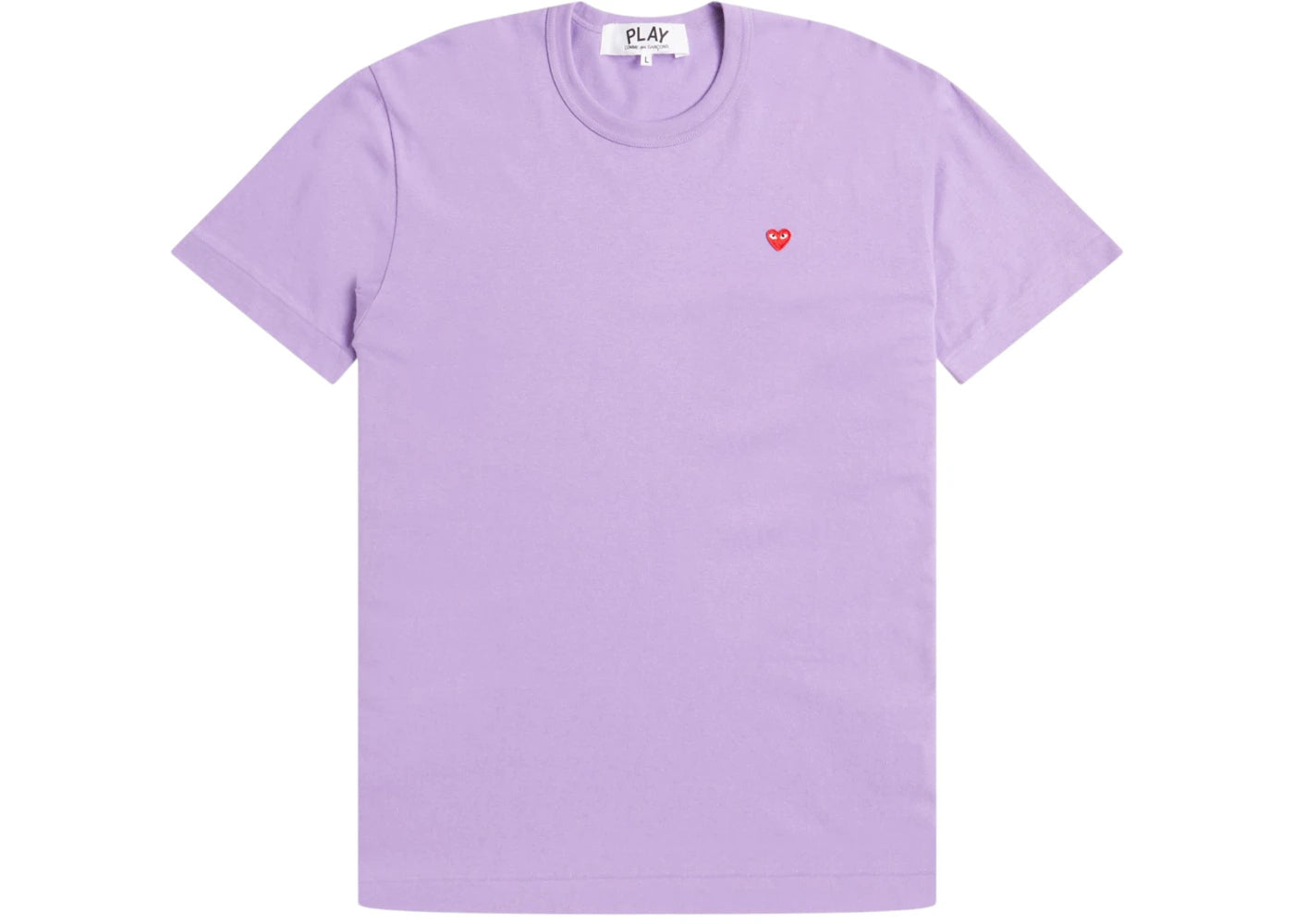Comme des Garcons PLAY Heart Logo Tee Purple