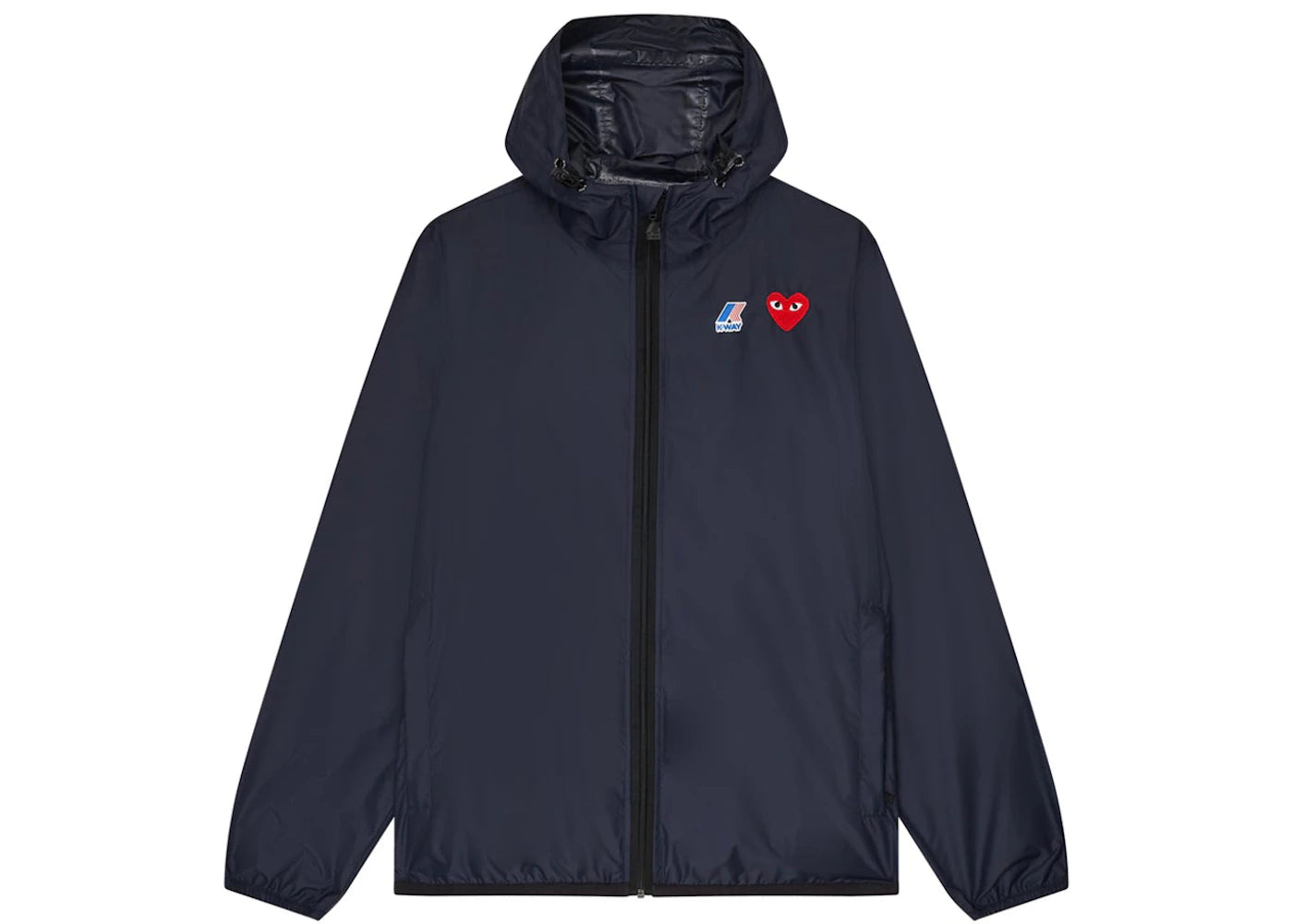 Comme des Garcons PLAY Play x K-Way Claude Full-Zip Jacket Navy