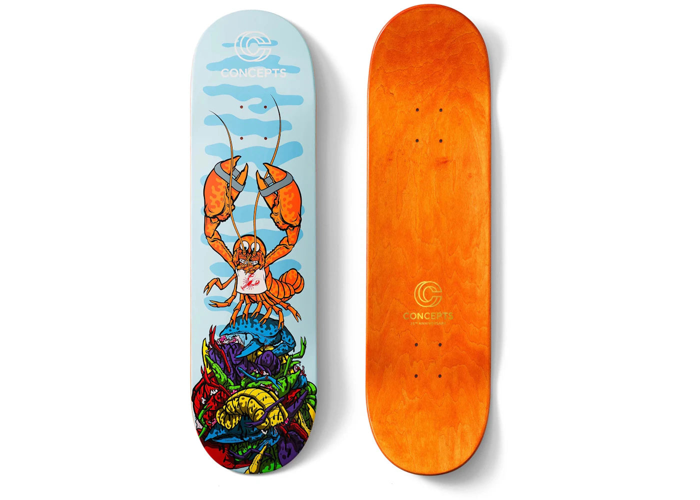 Concepts x Todd Bratrud Skateboard Deck Light Blue