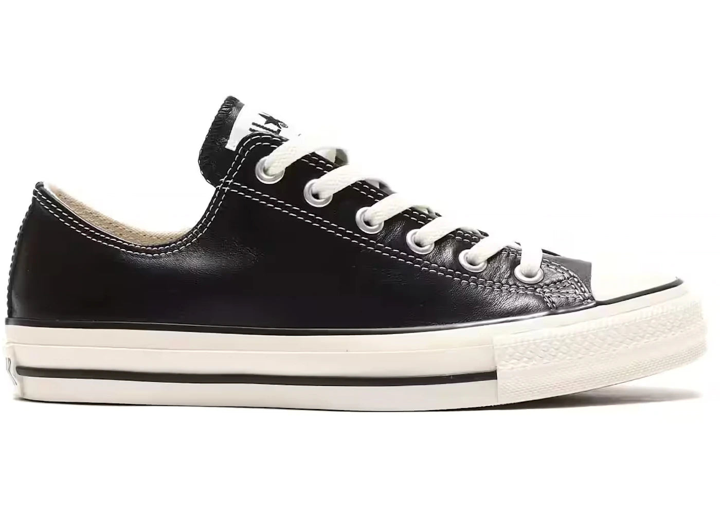 Converse All Star Olive Green Leather OX Black