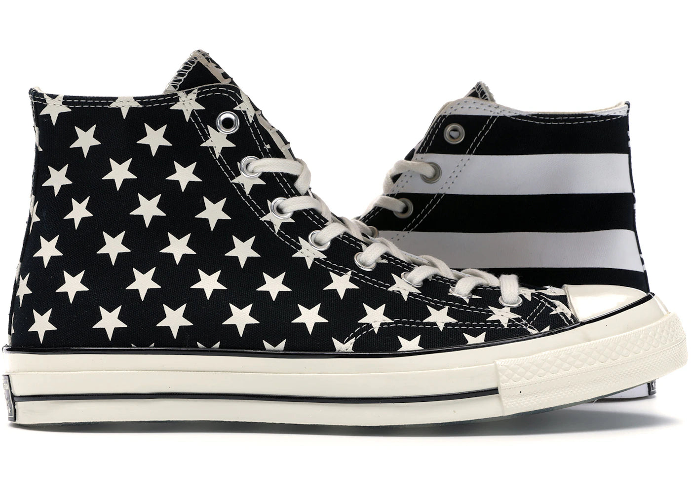Converse Chuck Taylor All Star 70 Hi Archive Restructured American Flag Black White