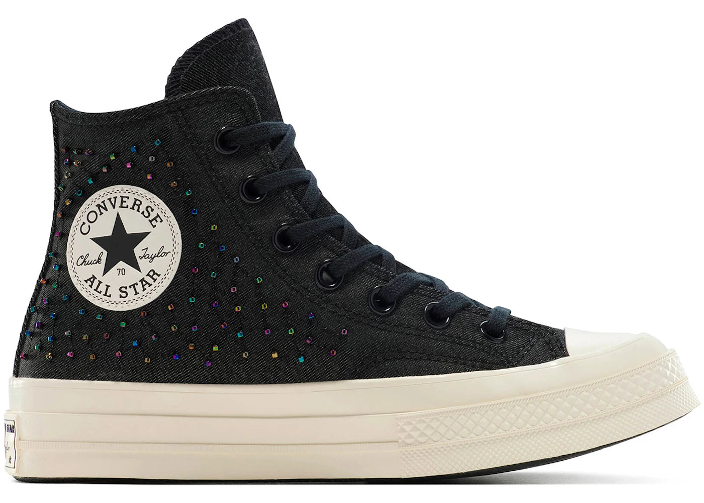 Converse Chuck 70 Hi Black Egret Multi Jewels