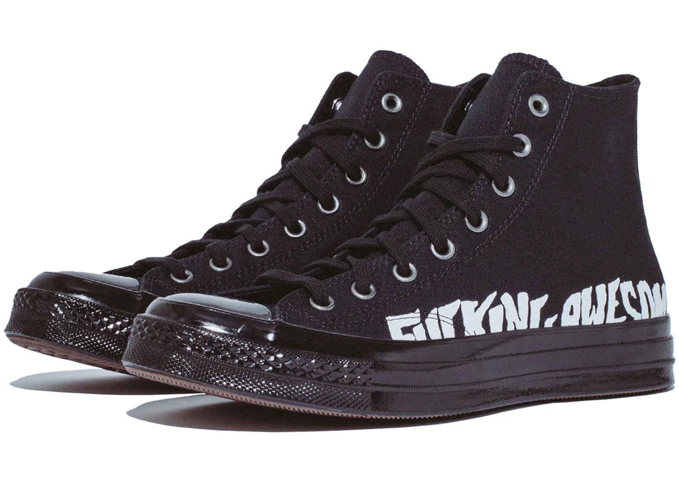 Converse Chuck 70 Hi Fucking Awesome Black White