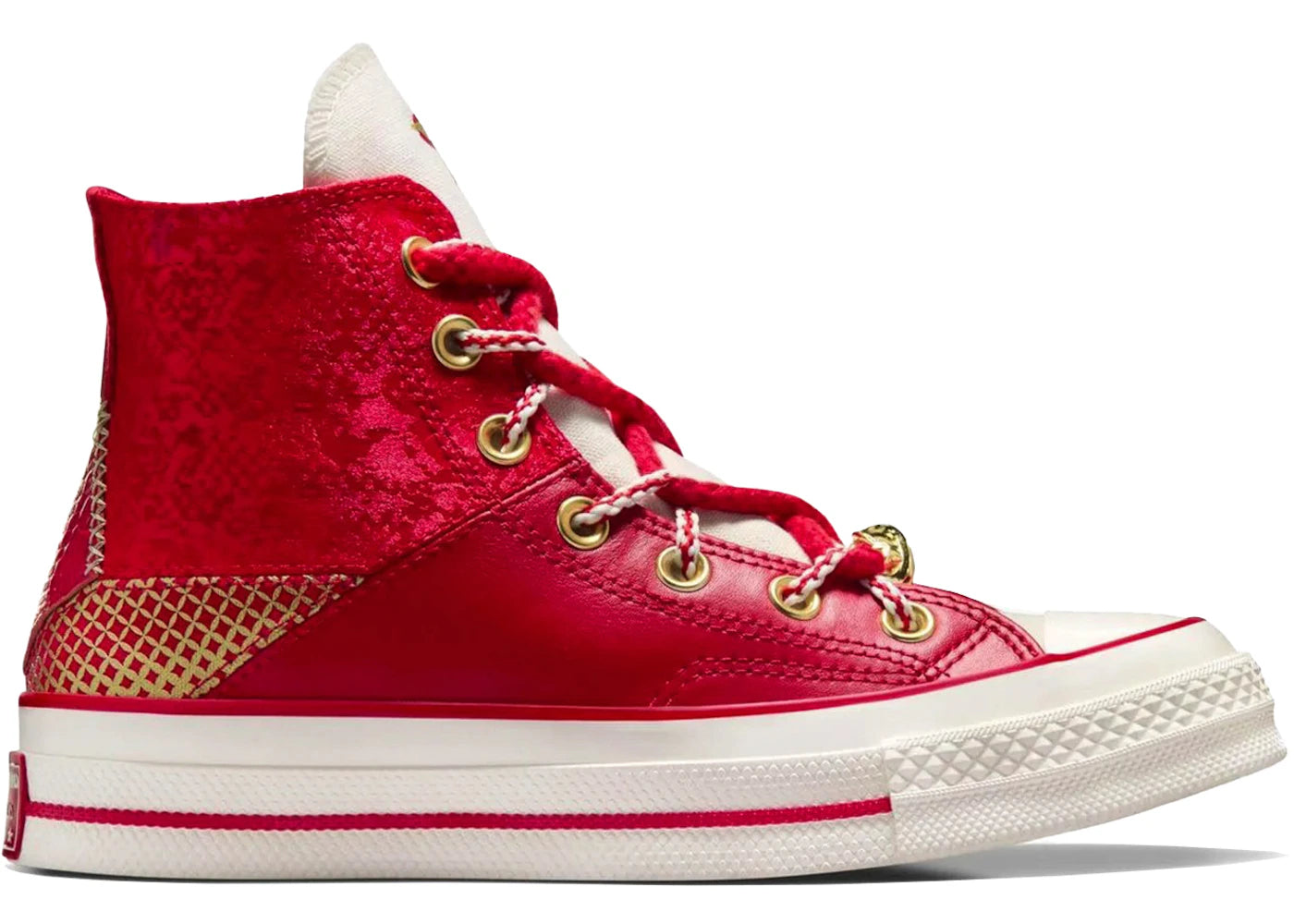 Converse Chuck 70 Hi Lunar New Year Enamel Red Snakeskin