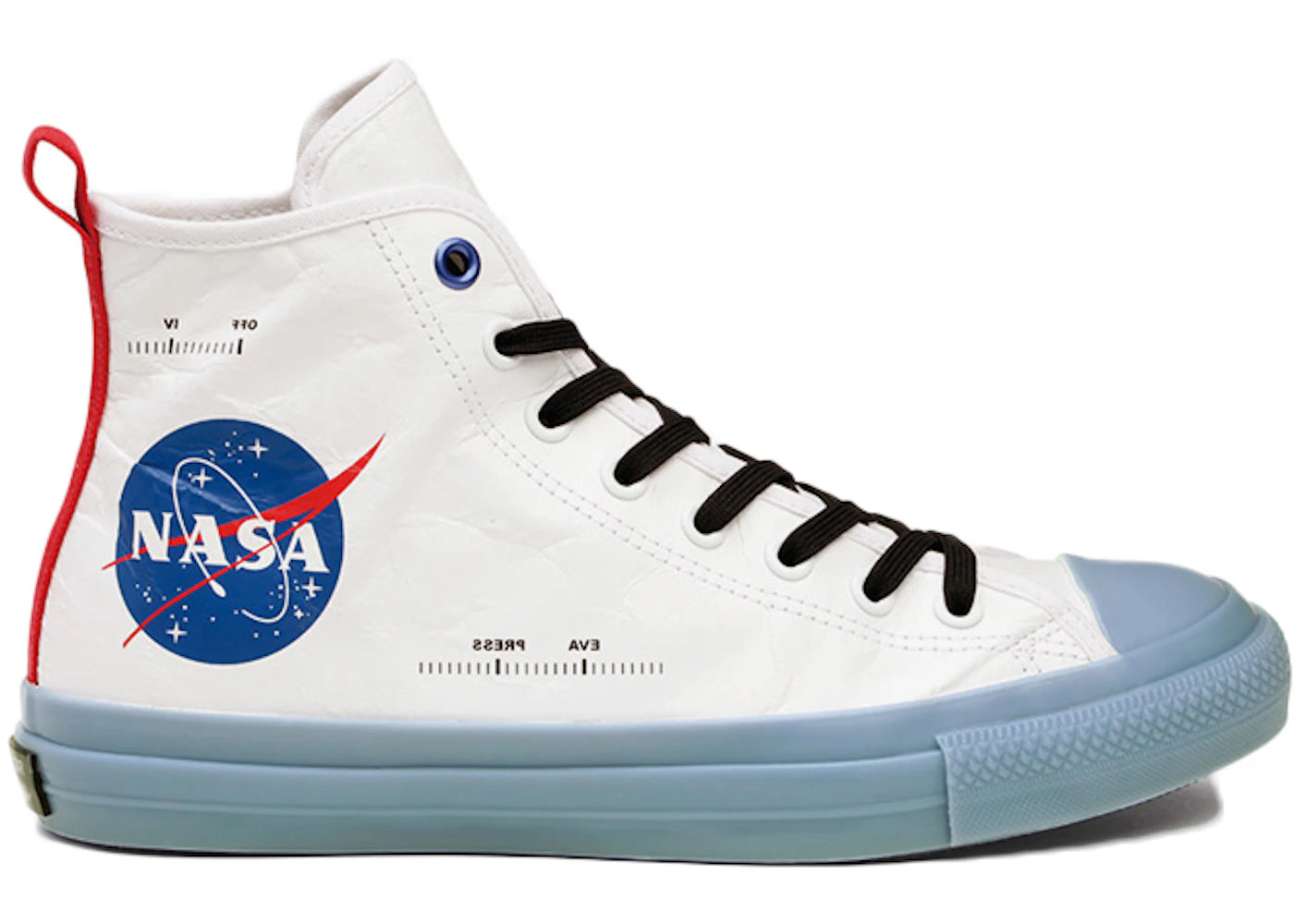 Converse Chuck Taylor All Star 100 Hi Spacesuit NASA White Blue