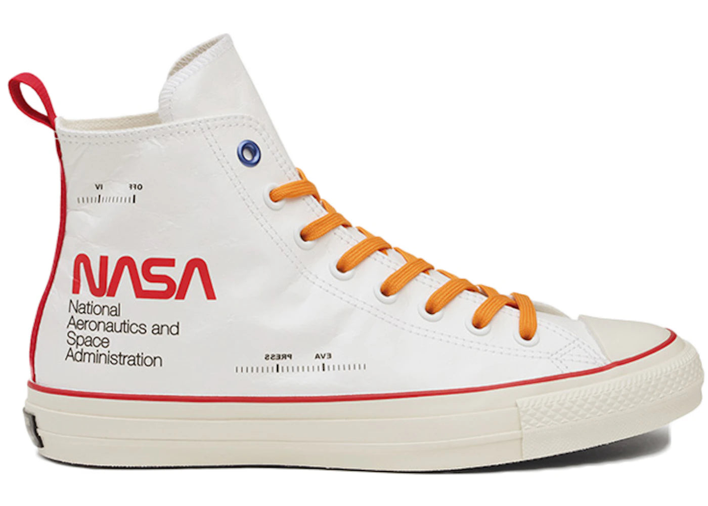 Converse Chuck Taylor All Star 100 Hi Spacesuit NASA White Orange