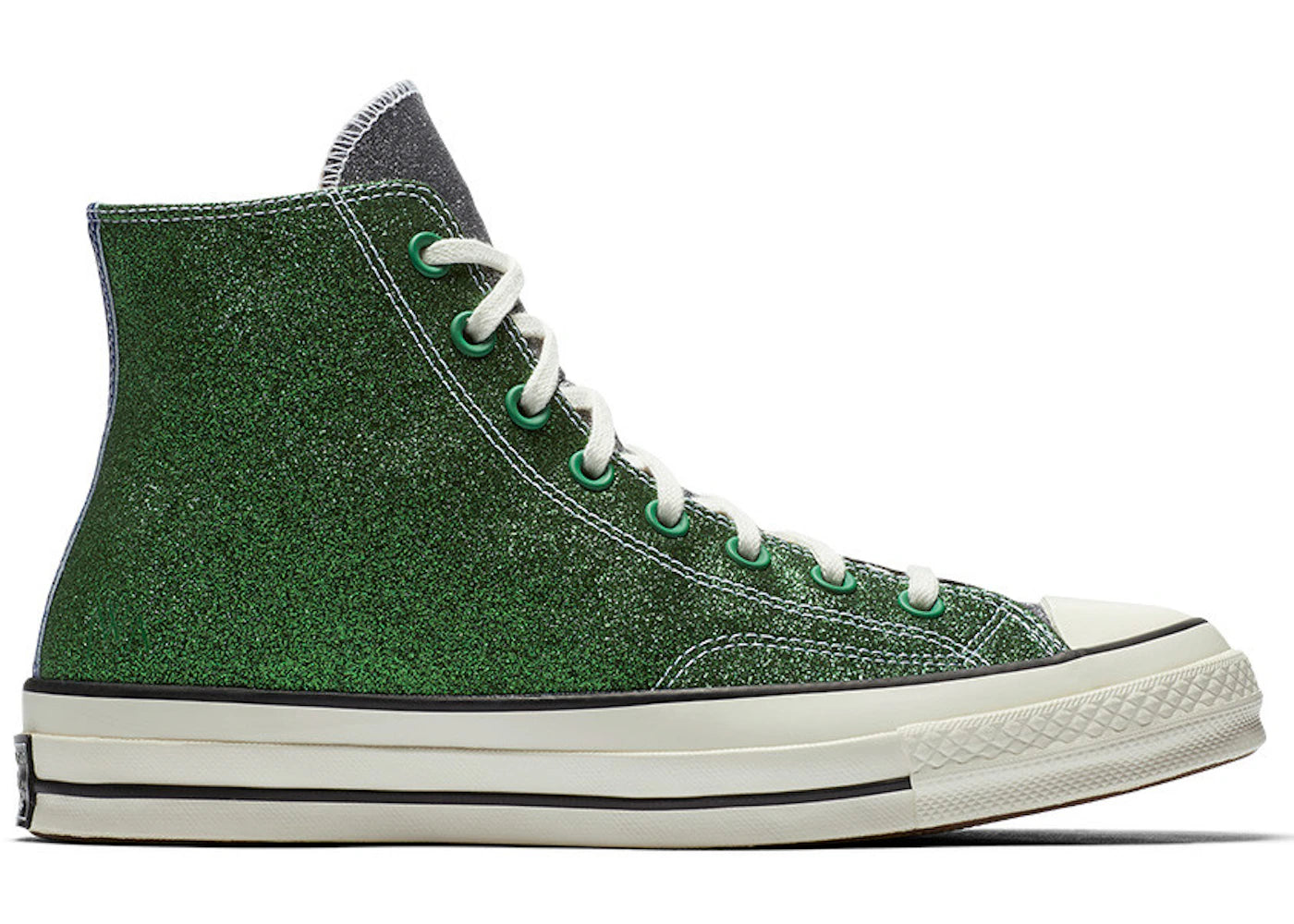 Converse Chuck Taylor All Star 70 Hi JW Anderson Glitter Gutter Green Black