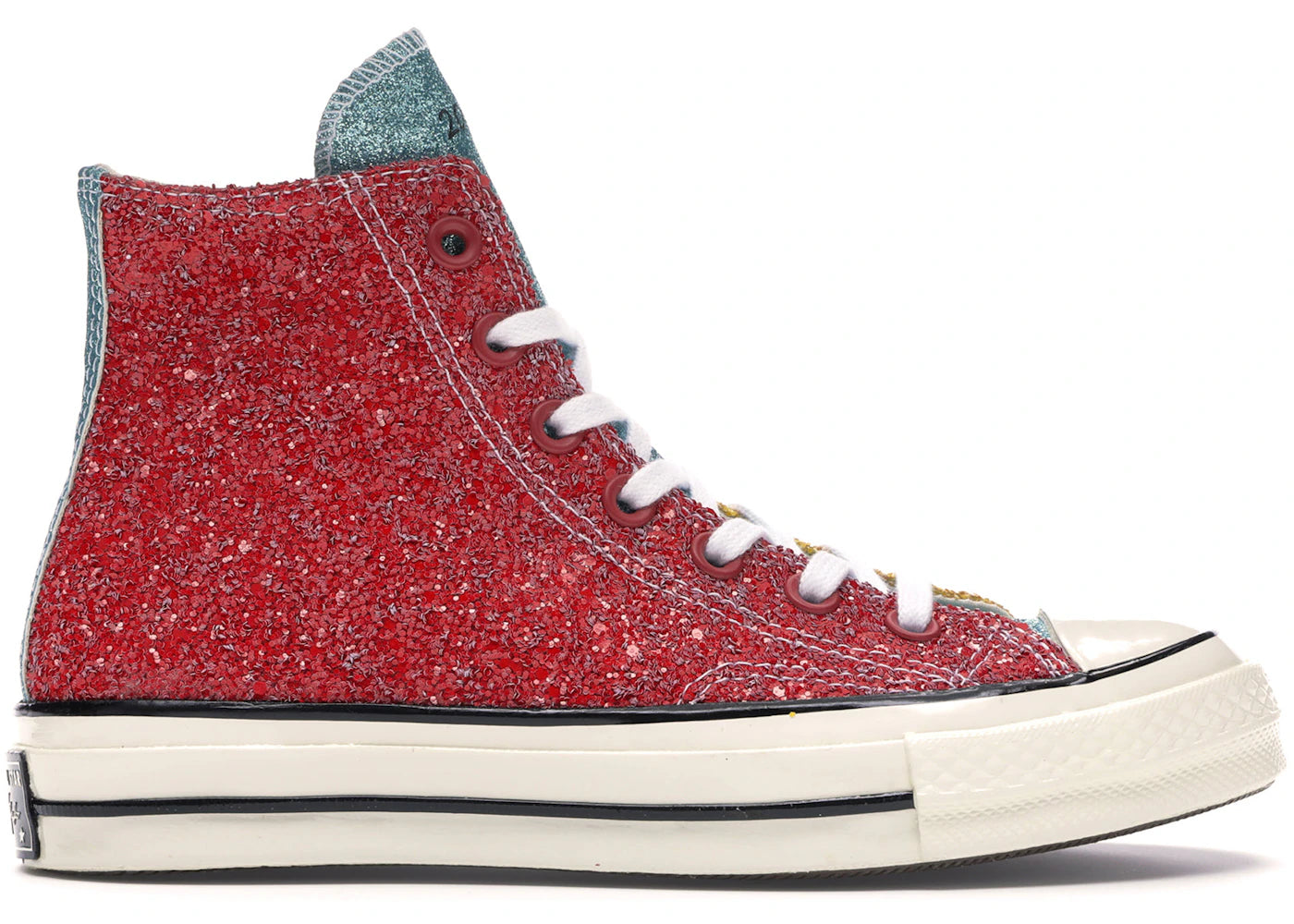 Converse Chuck Taylor All Star 70 Hi JW Anderson Glitter Yellow Red