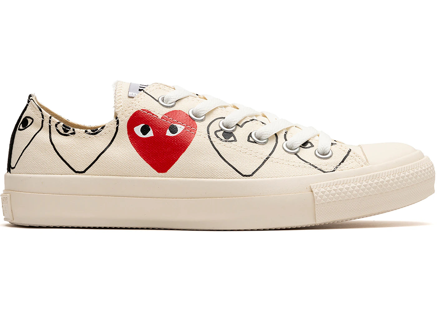 Converse Chuck Taylor All Star 70 Ox Comme des Garcons PLAY All-Over Natural