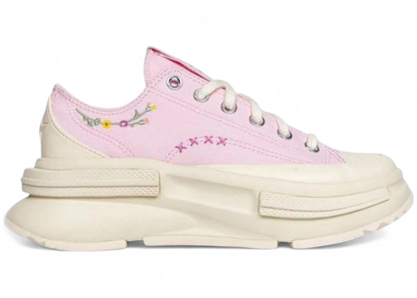 Converse Run Star Legacy CX Ox Sugar Berry Cactus Bud Floral Embroidery