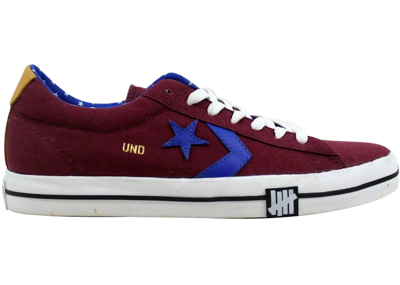 Converse Undefeated Pro Leather Vulc Oxford Burgundy