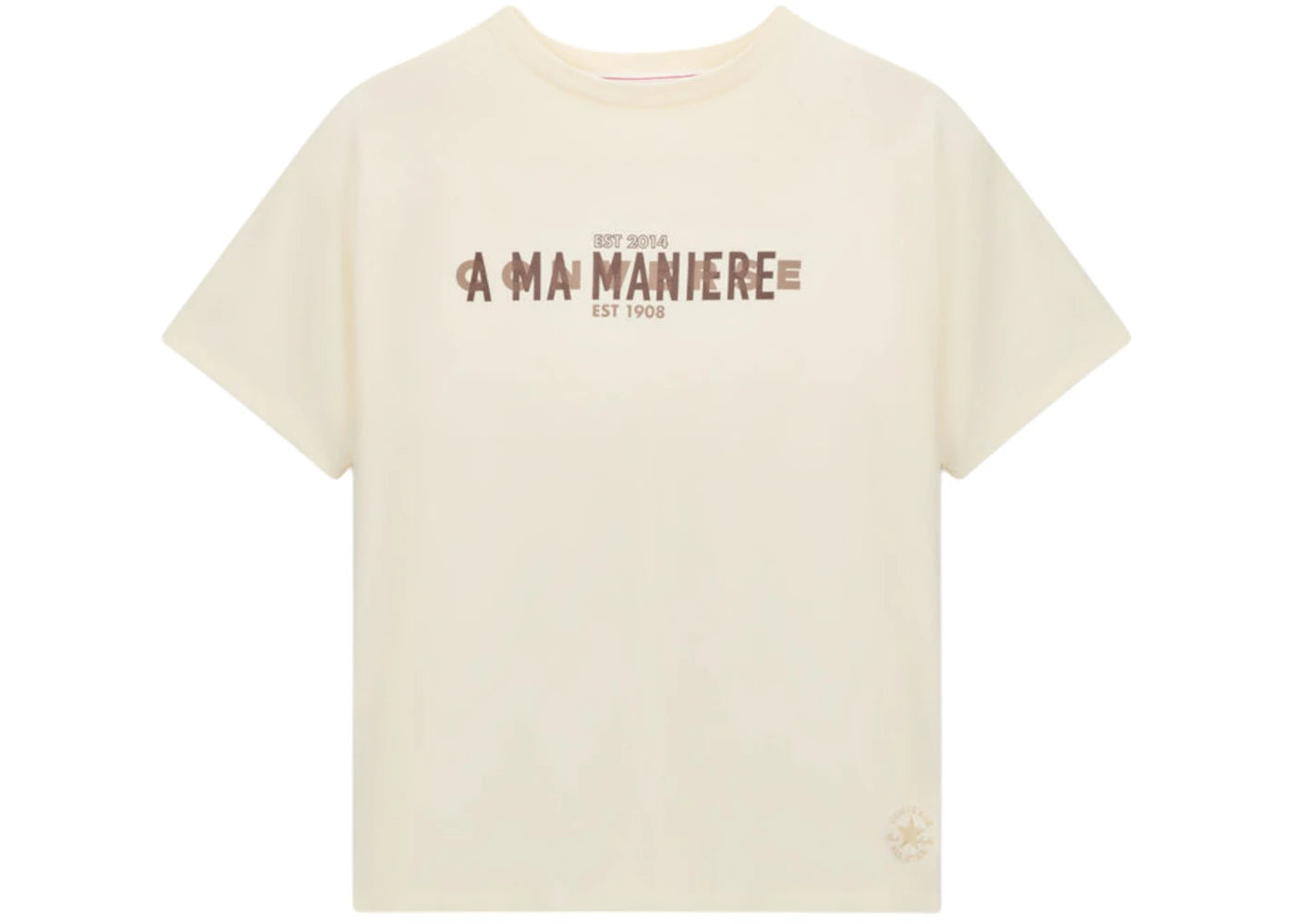 Converse x A Ma Manière Gold Standard T-shirt Egret Brown