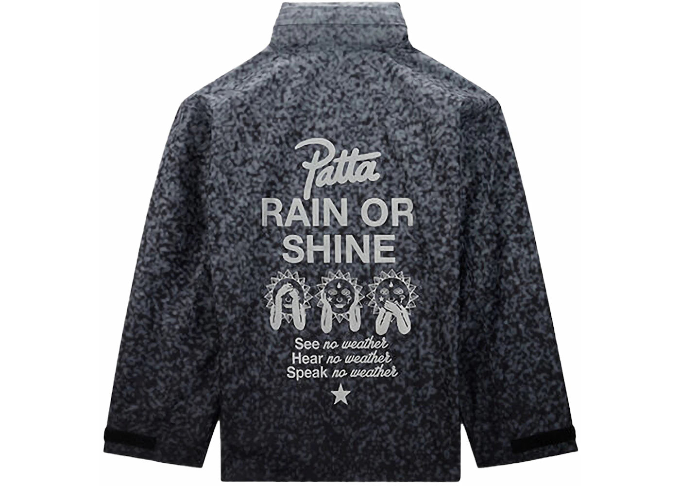 Converse x Patta Rain Jacket Black Gradient