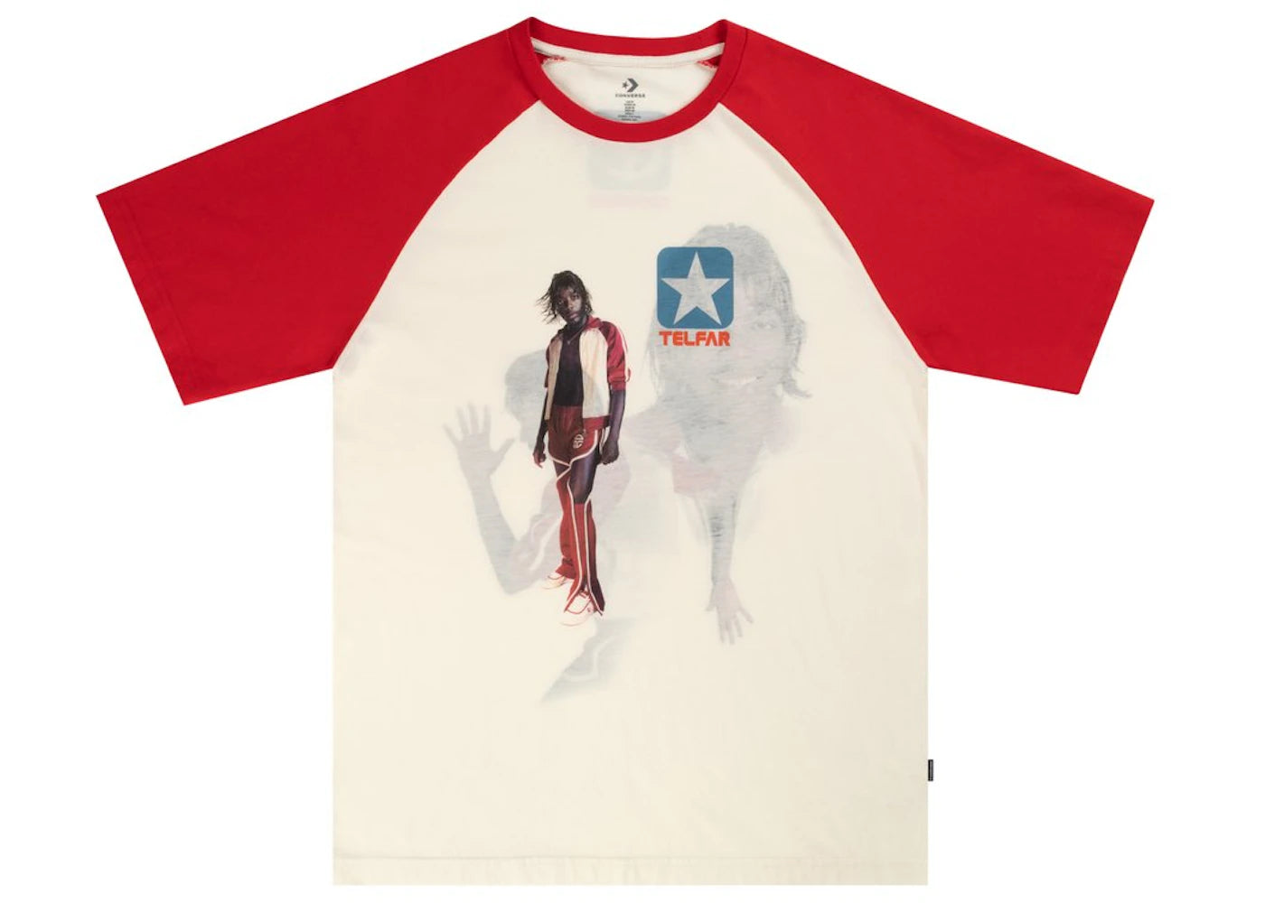 Converse x Telfar Johan T-shirt Natural/Red