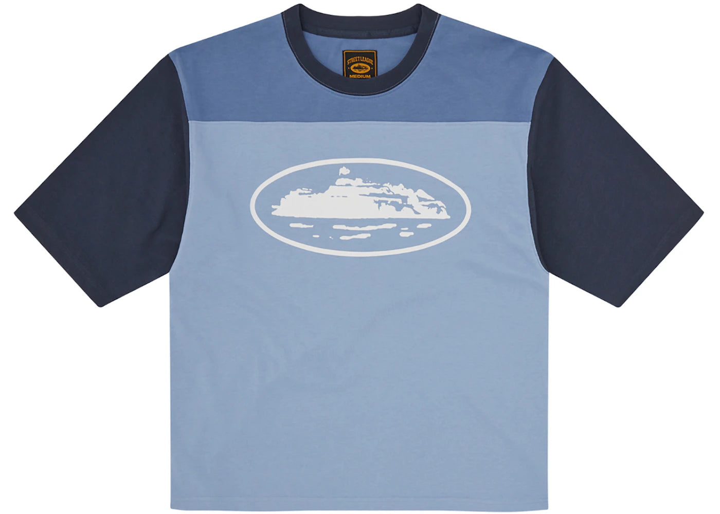 Corteiz Alcatraz Heavyweight Varsity Jersey Blue