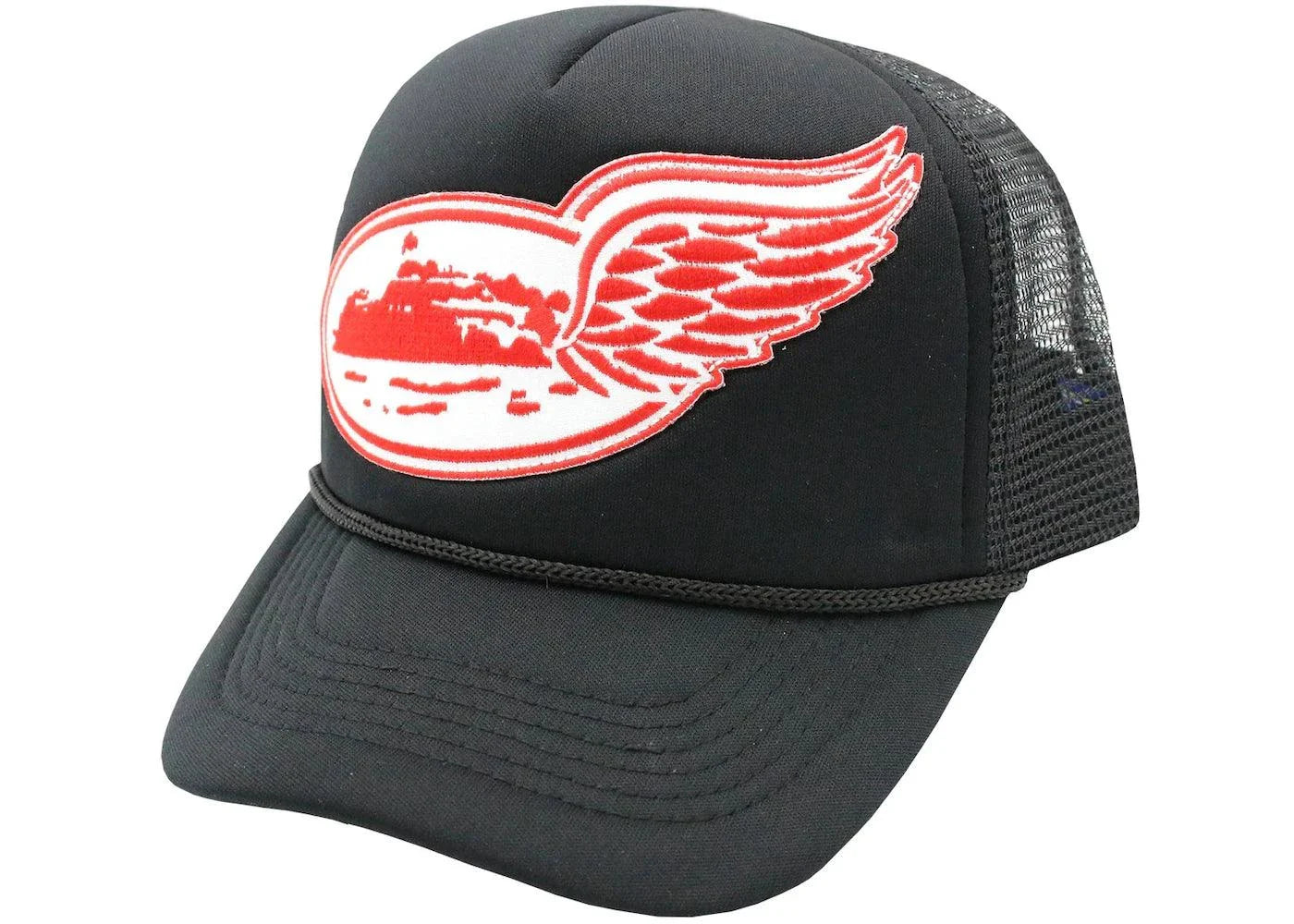 Corteiz Alcatraz Wing Trucker Hat Black/Red/White - Side Kicks