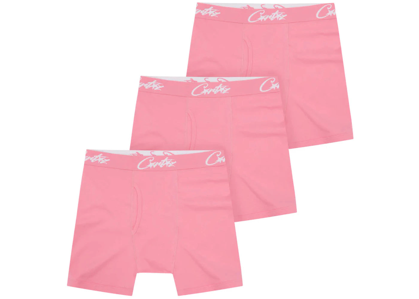 Corteiz Allstarz Boxers (3 Pack) Pink