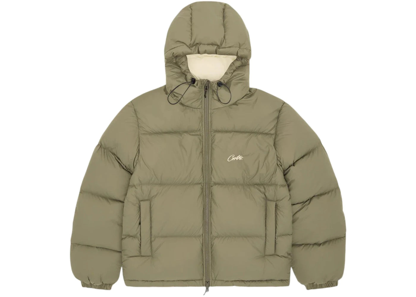 Corteiz Bolo Down Jacket Olive