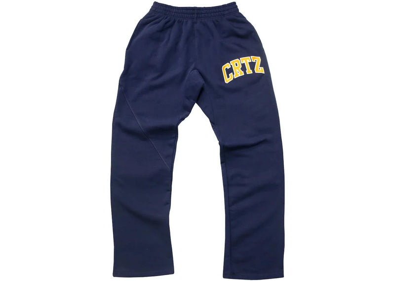 Corteiz Crtz Dropout Sweatpants Navy - Side Kicks