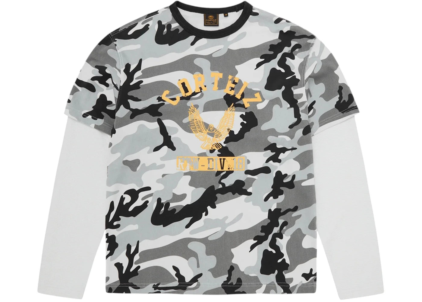 Corteiz Eagle Camo Thermal L/S Top Arctic