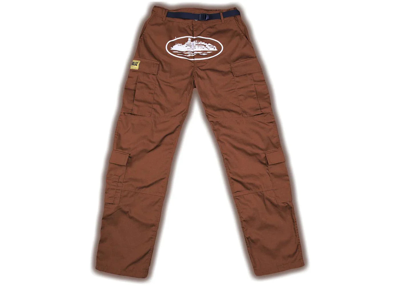 Corteiz Guerillaz* Cargo Pants Brown - Side Kicks