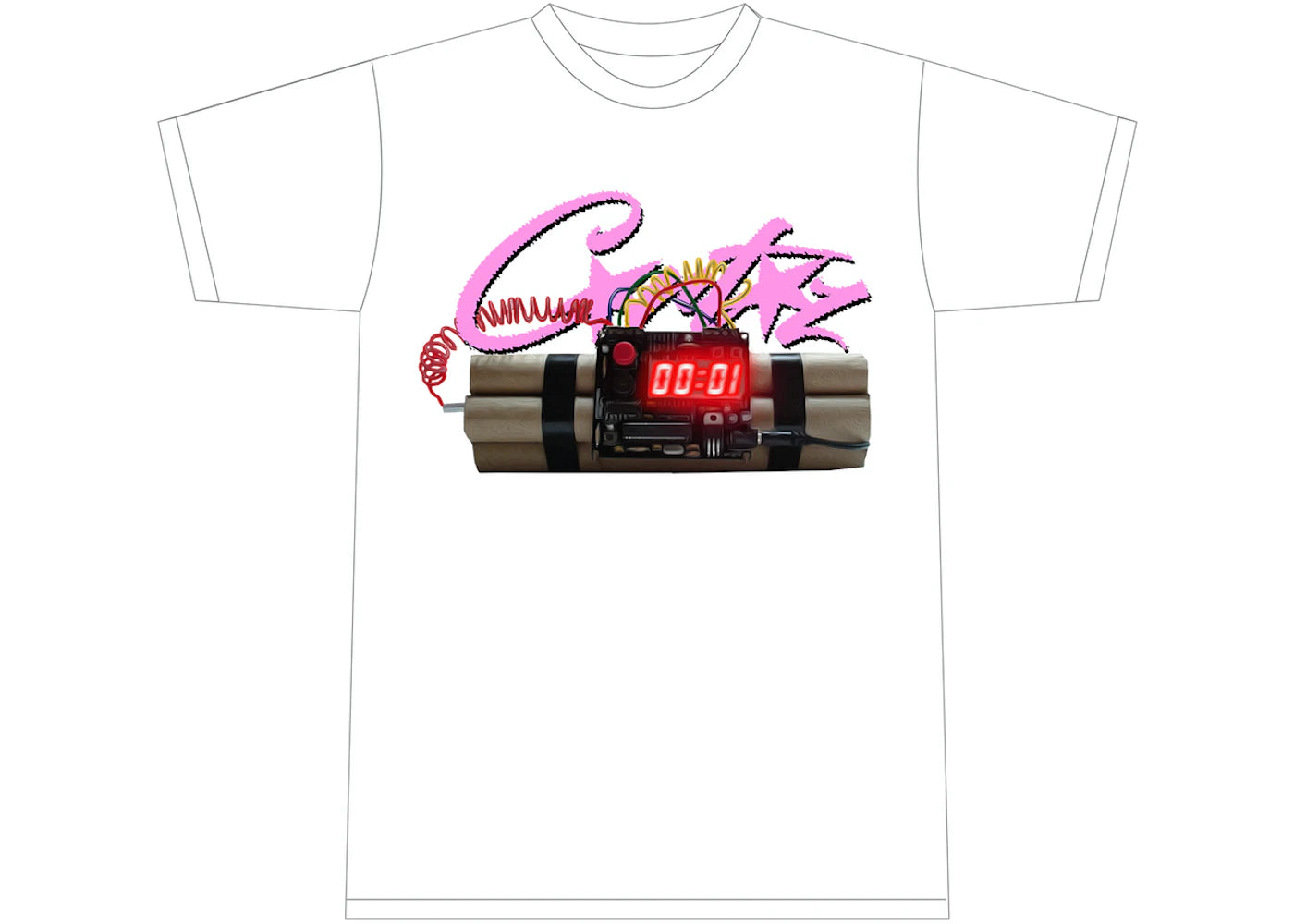Corteiz No Time 4 Luv T-shirt White