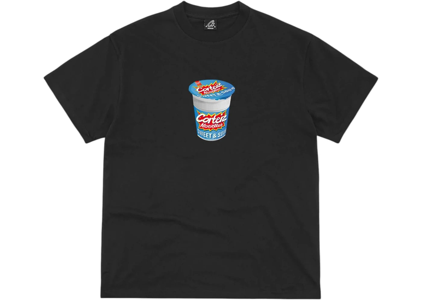 Corteiz Noodle Tee Black