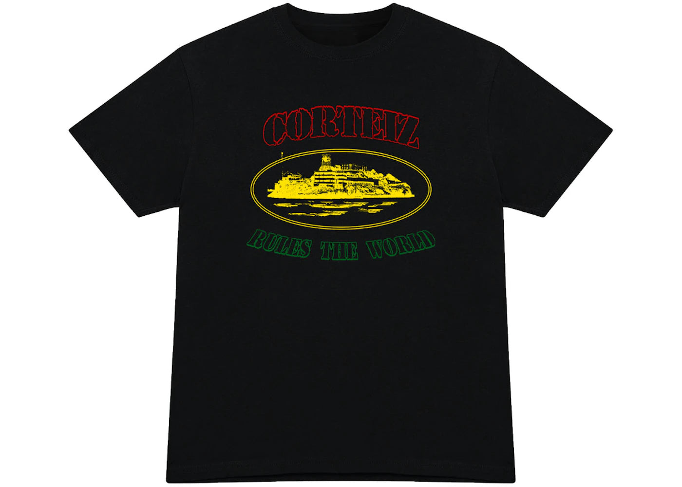 Corteiz OG Carni Alcatraz T-shirt Black