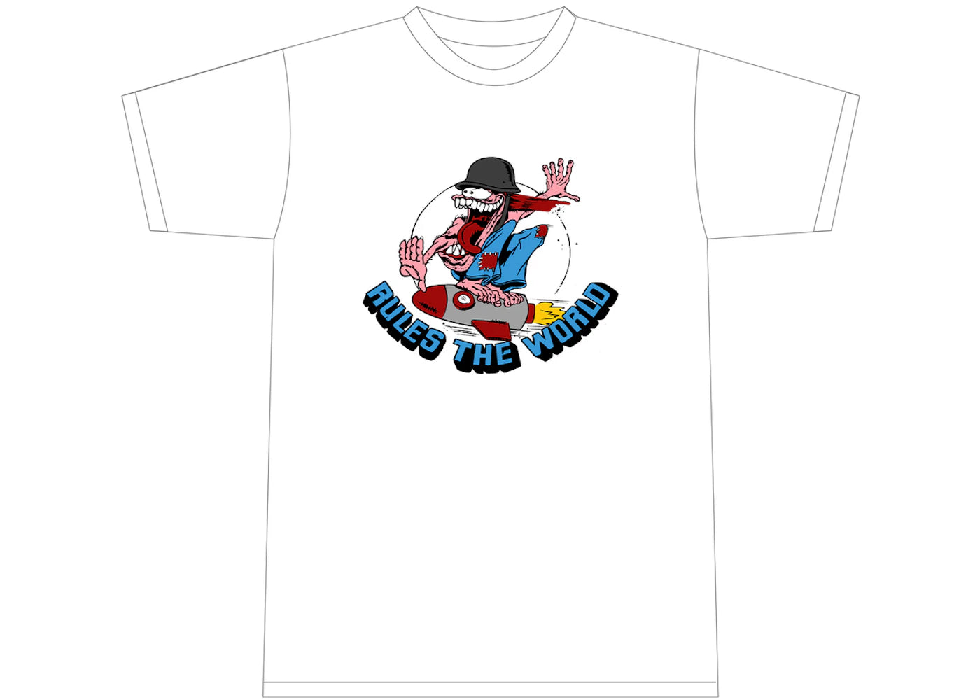 Corteiz Rocketman T-shirt White