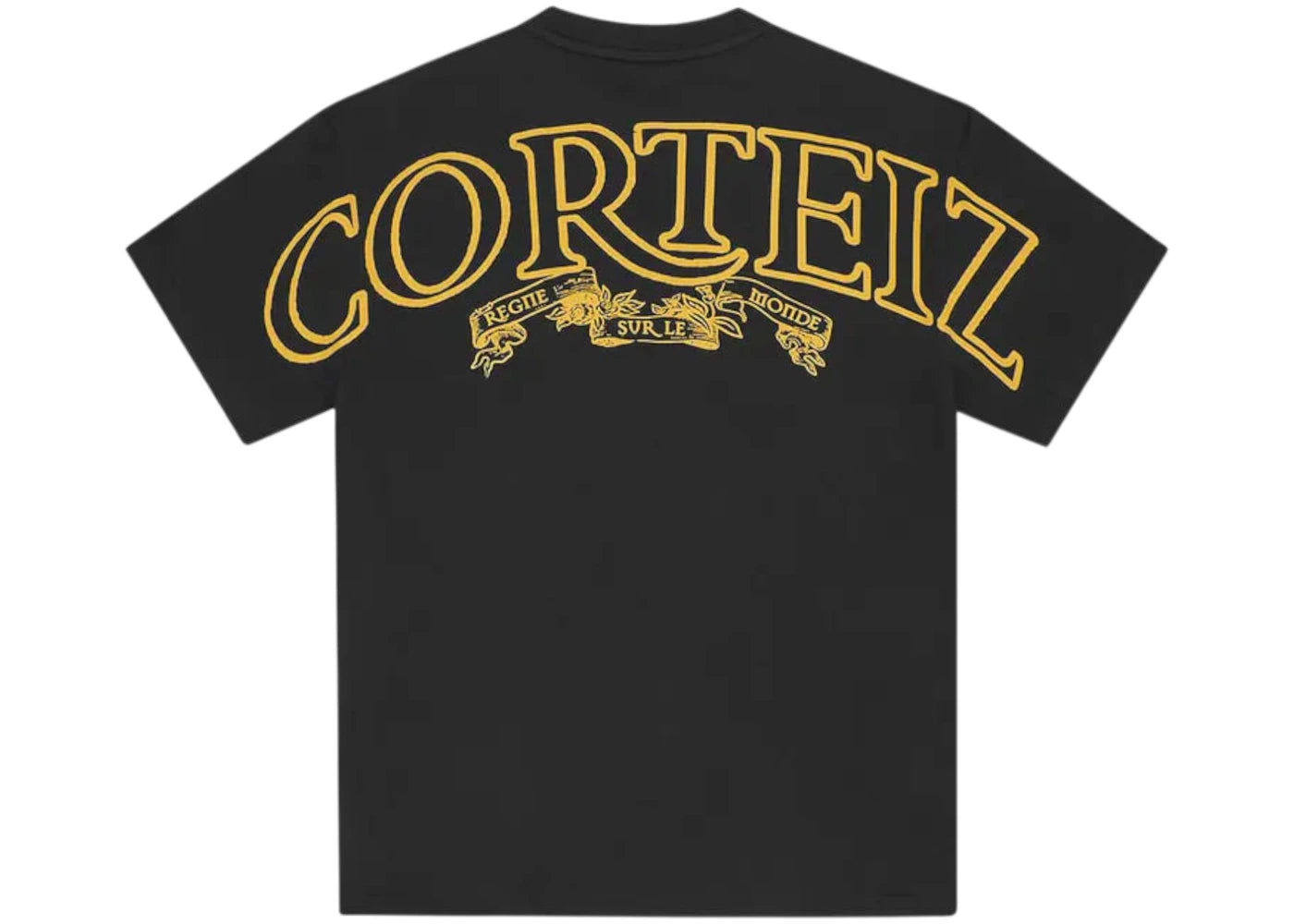 Corteiz Royale Heavyweight Tee Black/Yellow