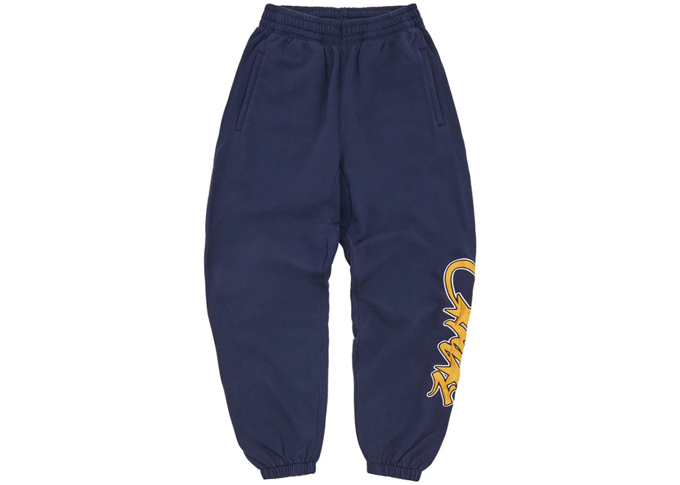 Corteiz Satin Applique Allstarz Joggers Navy