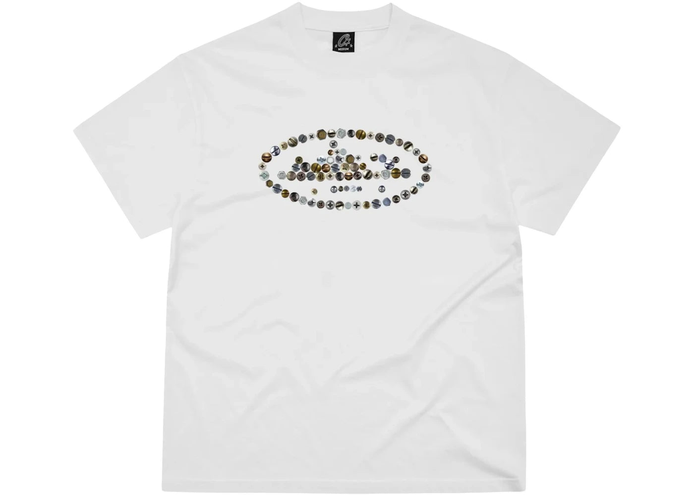 Corteiz Screws Island Tee White