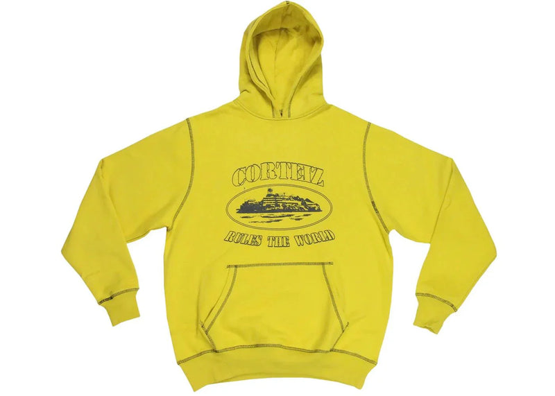 Corteiz Superior Hoodie Yellow - Side Kicks