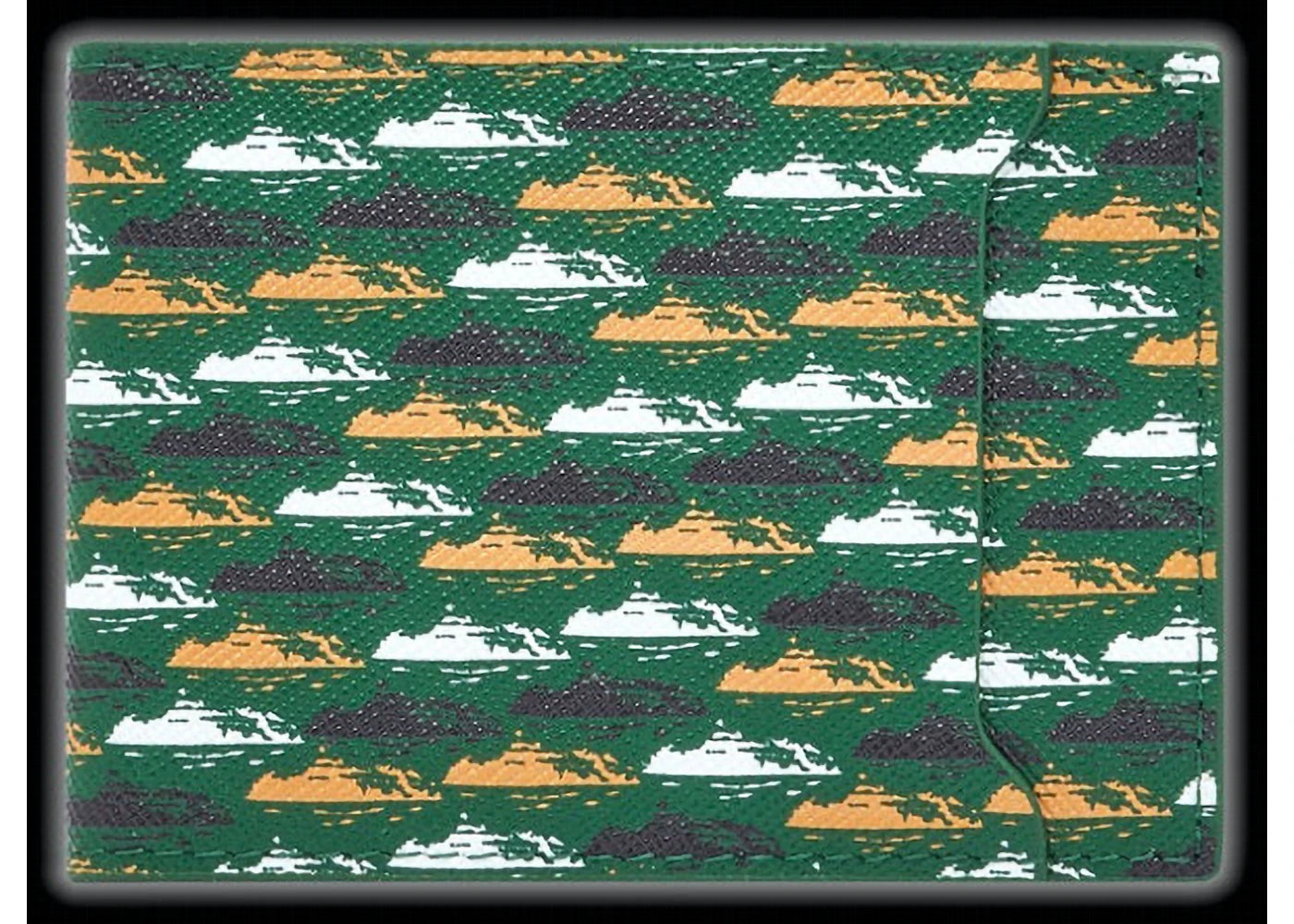 Corteiz VVS Leather Card Holder Green