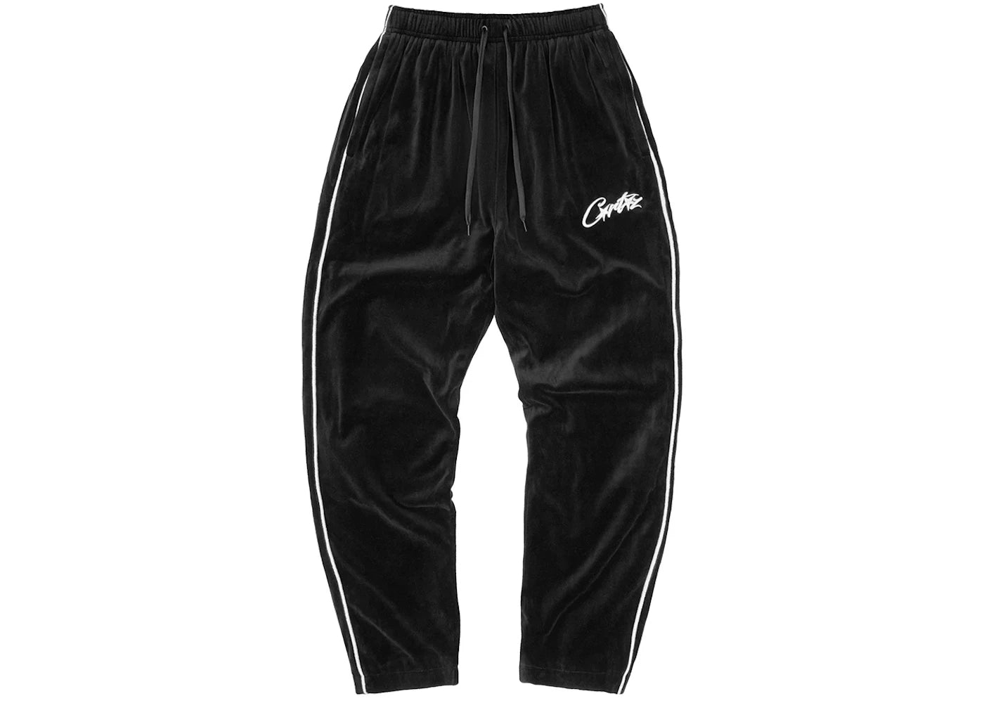 Corteiz VVS Velour Bottoms Black