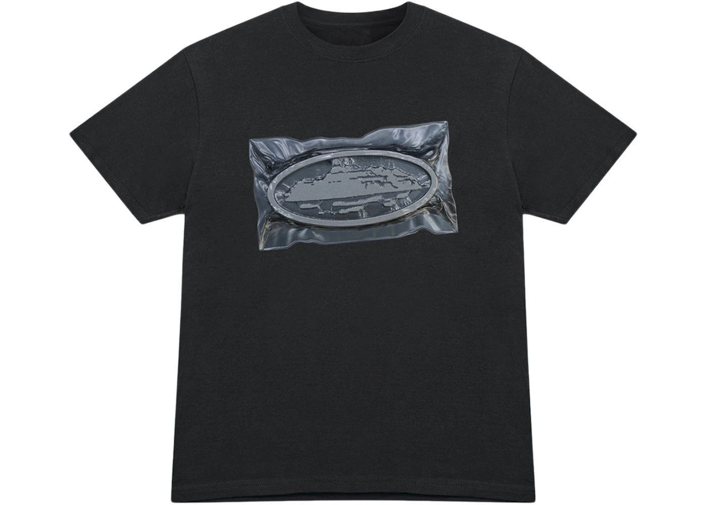 Corteiz Vacuum Sealed T-shirt Black