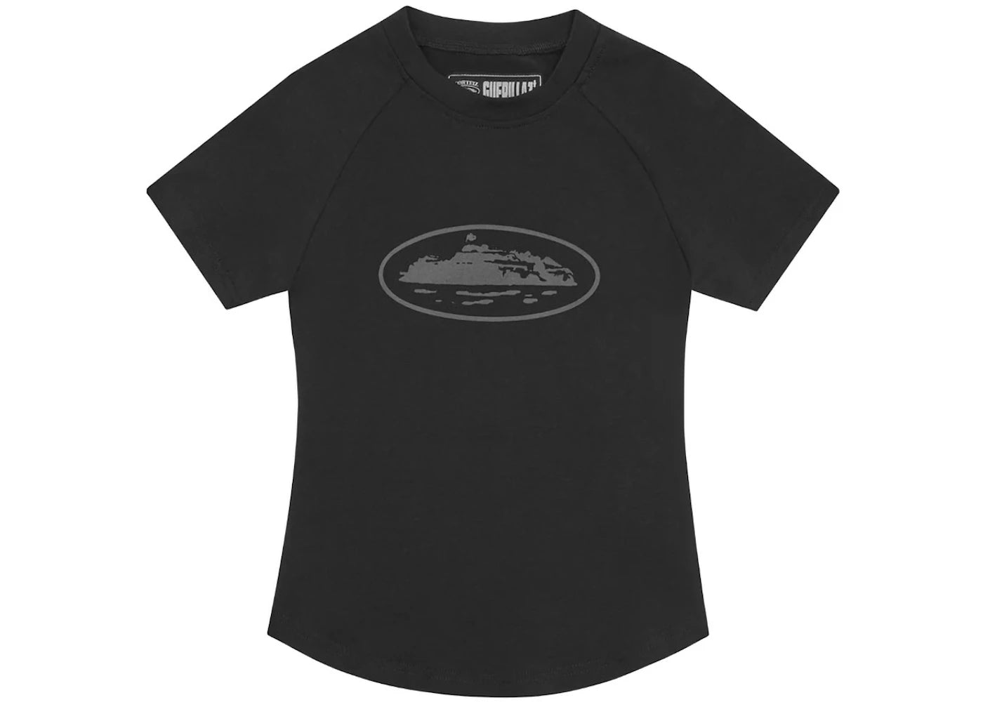 Corteiz Women's Alcatraz Baby Top Triple Black