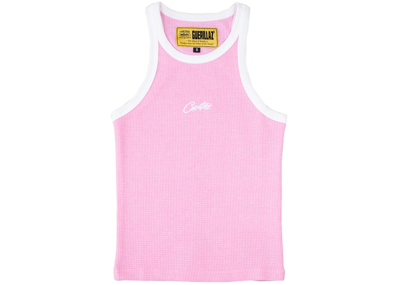 Corteiz Womens Allstarz Contrast Tank Top Pink