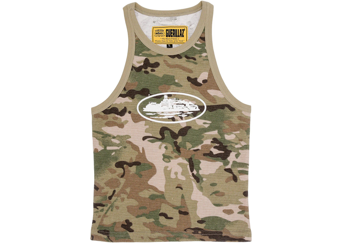 Corteiz Womens Guerillaz Tank Top Dutty Camo