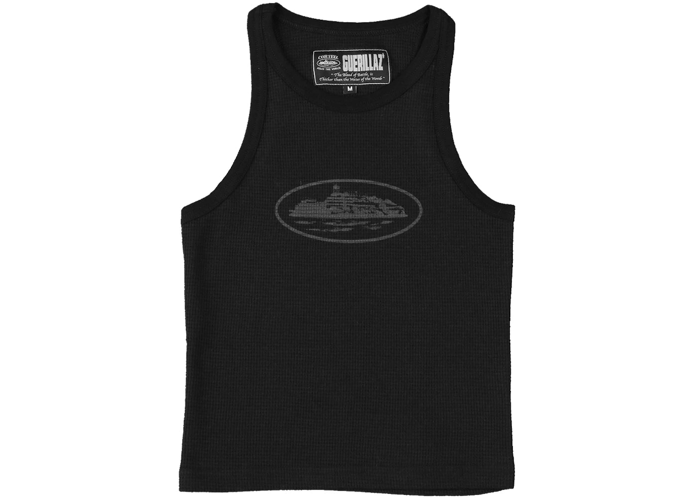 Corteiz Womens Guerillaz* Tank Top Triple Black