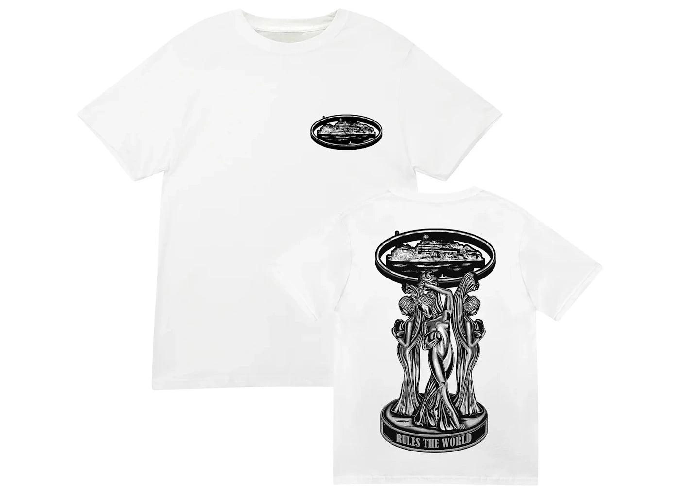 Corteiz World Is Yours Tee White