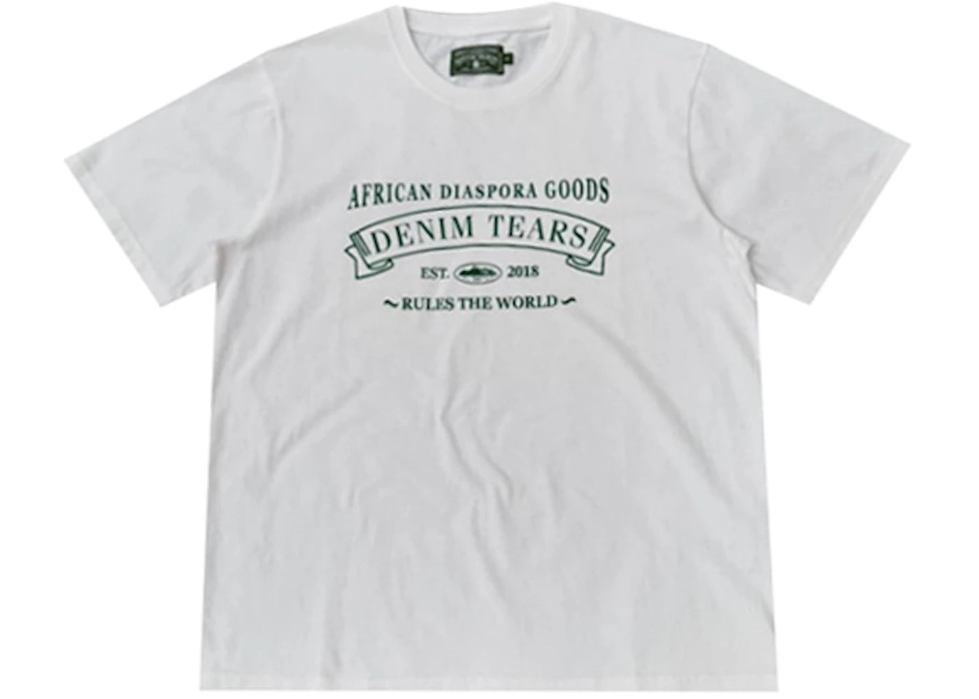Corteiz x Denim Tears Logo Tee White
